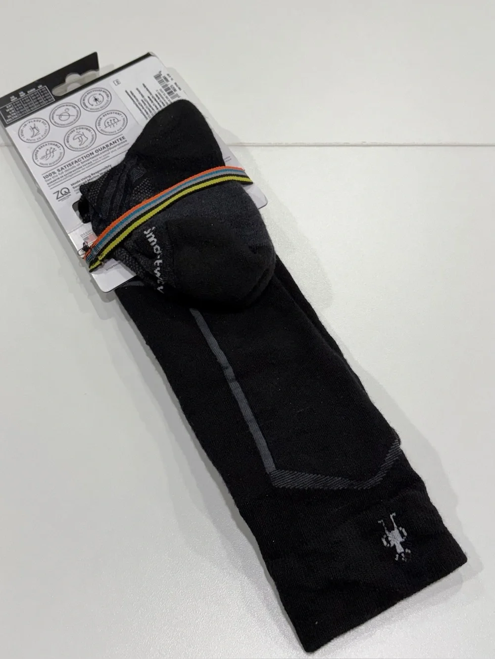 SmartWool Men's Small Targeted Cushion Ski Socks Merino Wool OTC Black NWT